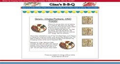 Desktop Screenshot of ginasbbq.com